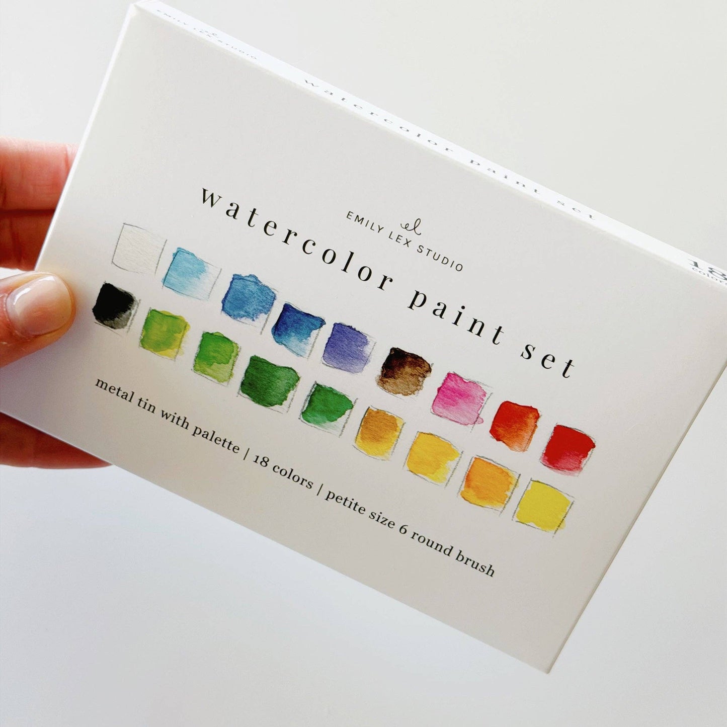 Watercolor paint set