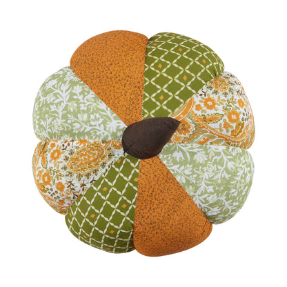 Patchwork Pumpkin Pillow