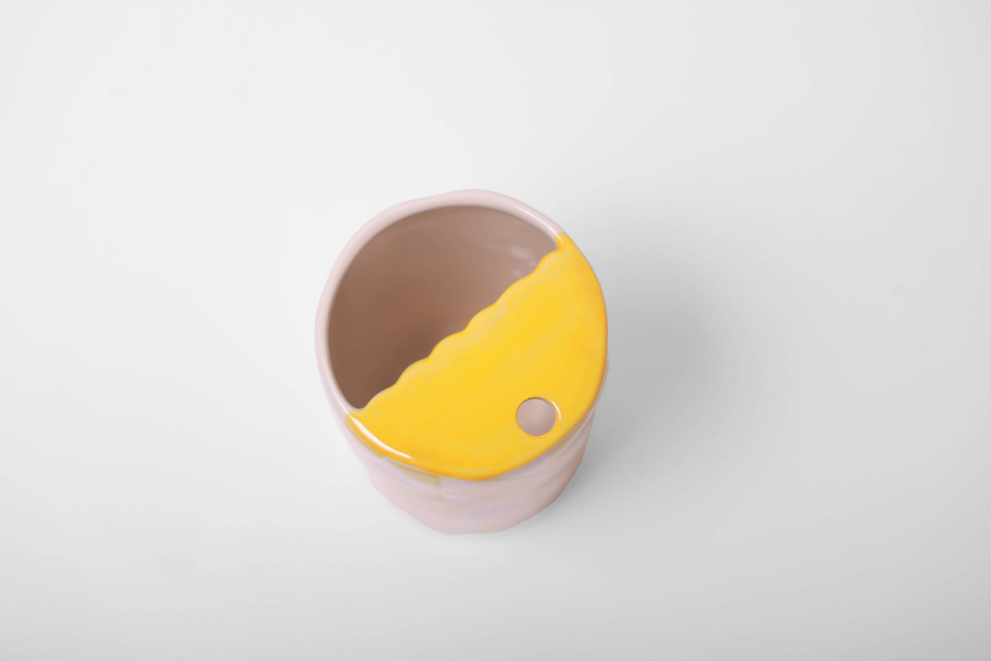Yellow Flower Travel Tumbler Mug