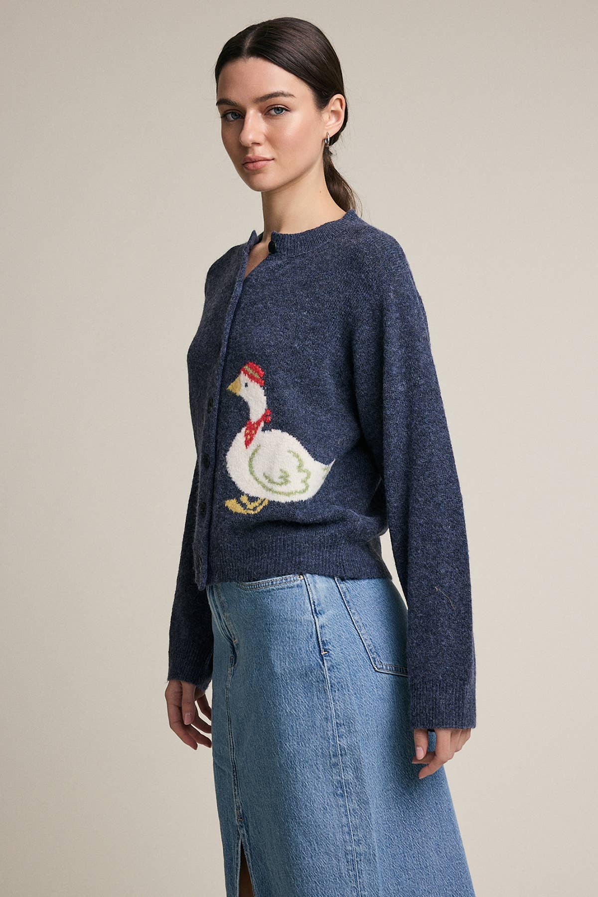 Duck Knit Cardigan
